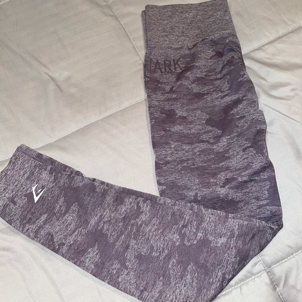 GYMSHARK seamless camo leggings